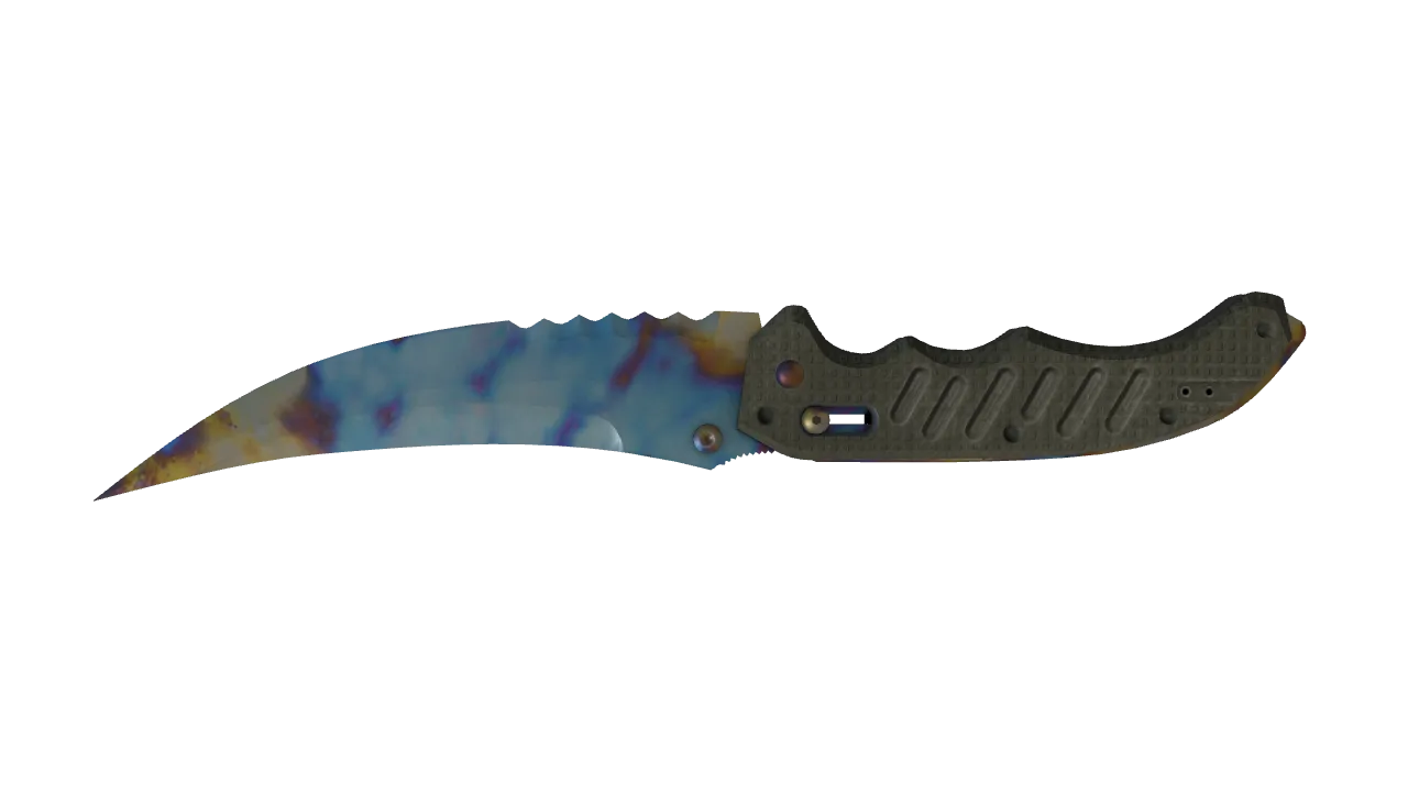 Flip Knife | Case Hardened seed #532, back