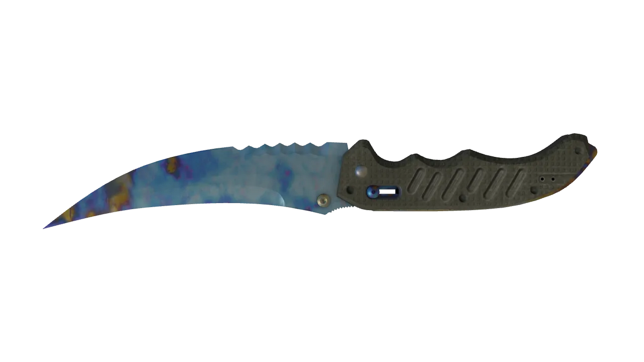 Flip Knife | Case Hardened seed #555, back