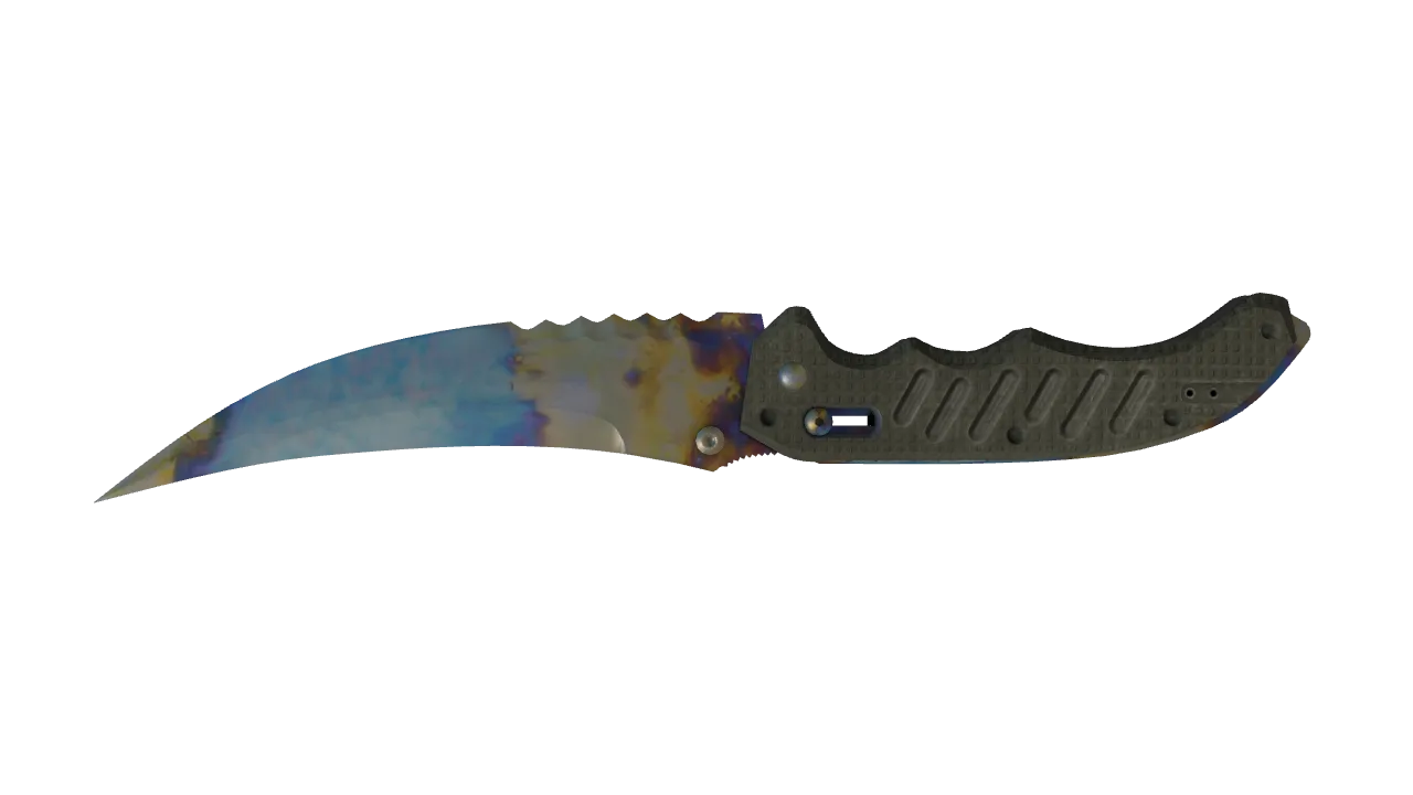 Flip Knife | Case Hardened seed #575, back