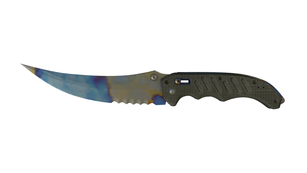Flip Knife | Case Hardened seed #575, front