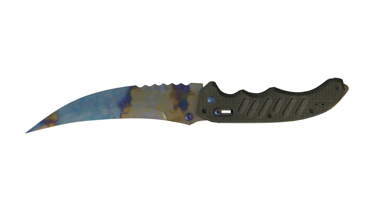 Flip Knife | Case Hardened seed #622, back
