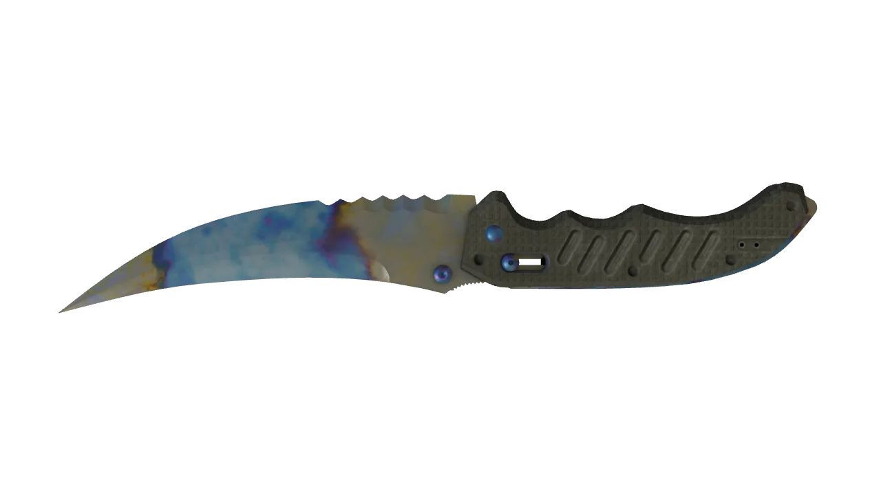 Flip Knife | Case Hardened seed #648, back