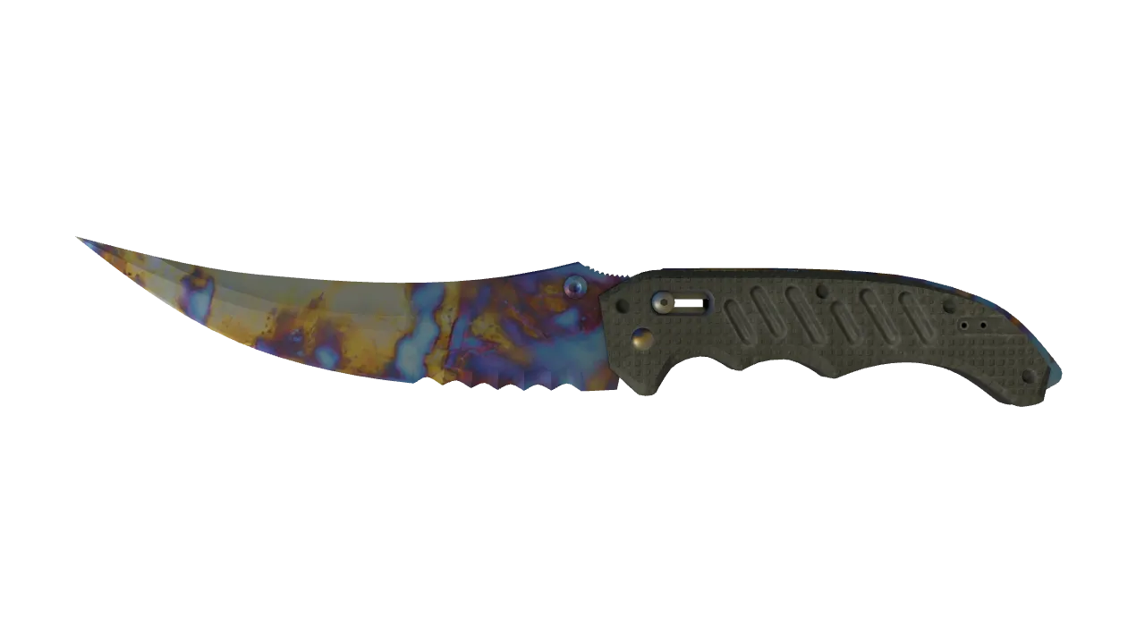 Flip Knife | Case Hardened seed #685, front