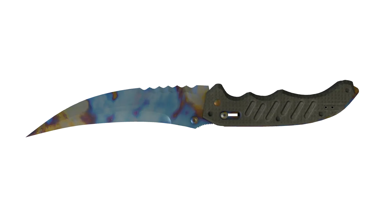 Flip Knife | Case Hardened seed #689, back