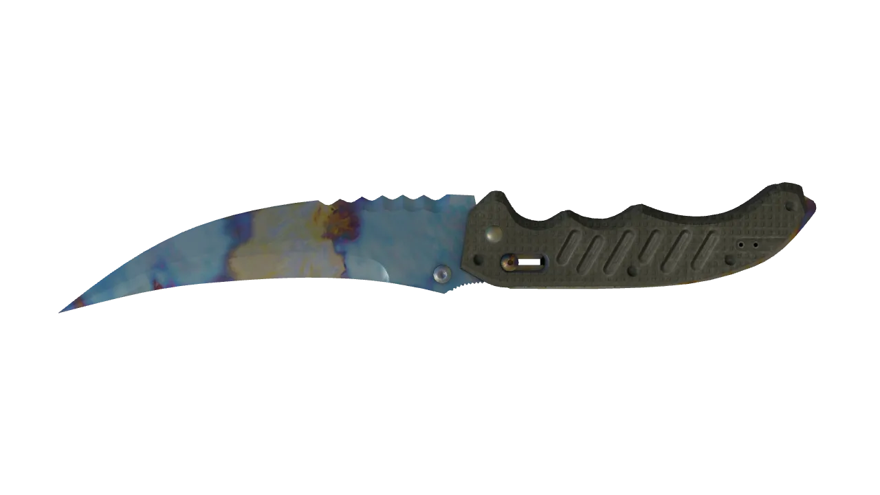 Flip Knife | Case Hardened seed #695, back
