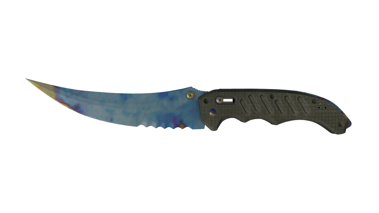 Flip Knife | Case Hardened seed #698, front