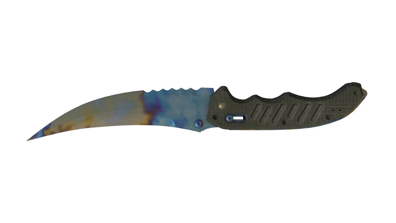 Flip Knife | Case Hardened seed #704, back
