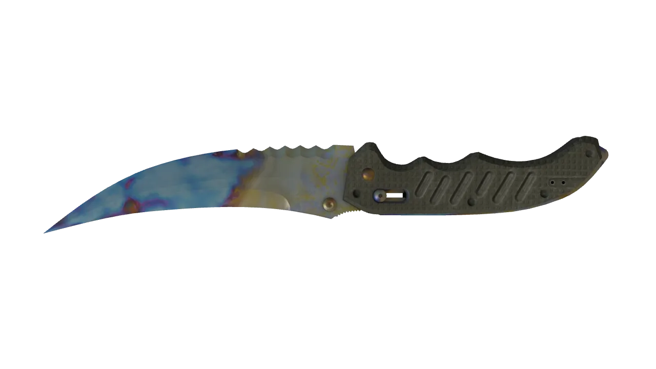 Flip Knife | Case Hardened seed #708, back