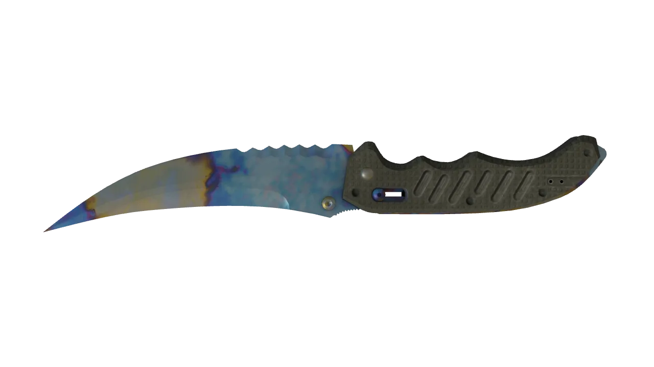 Flip Knife | Case Hardened seed #715, back