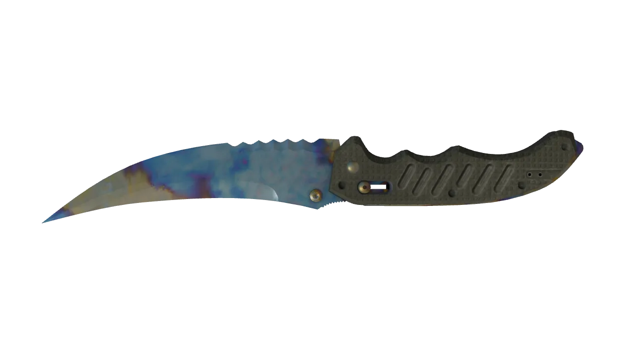 Flip Knife | Case Hardened seed #750, back