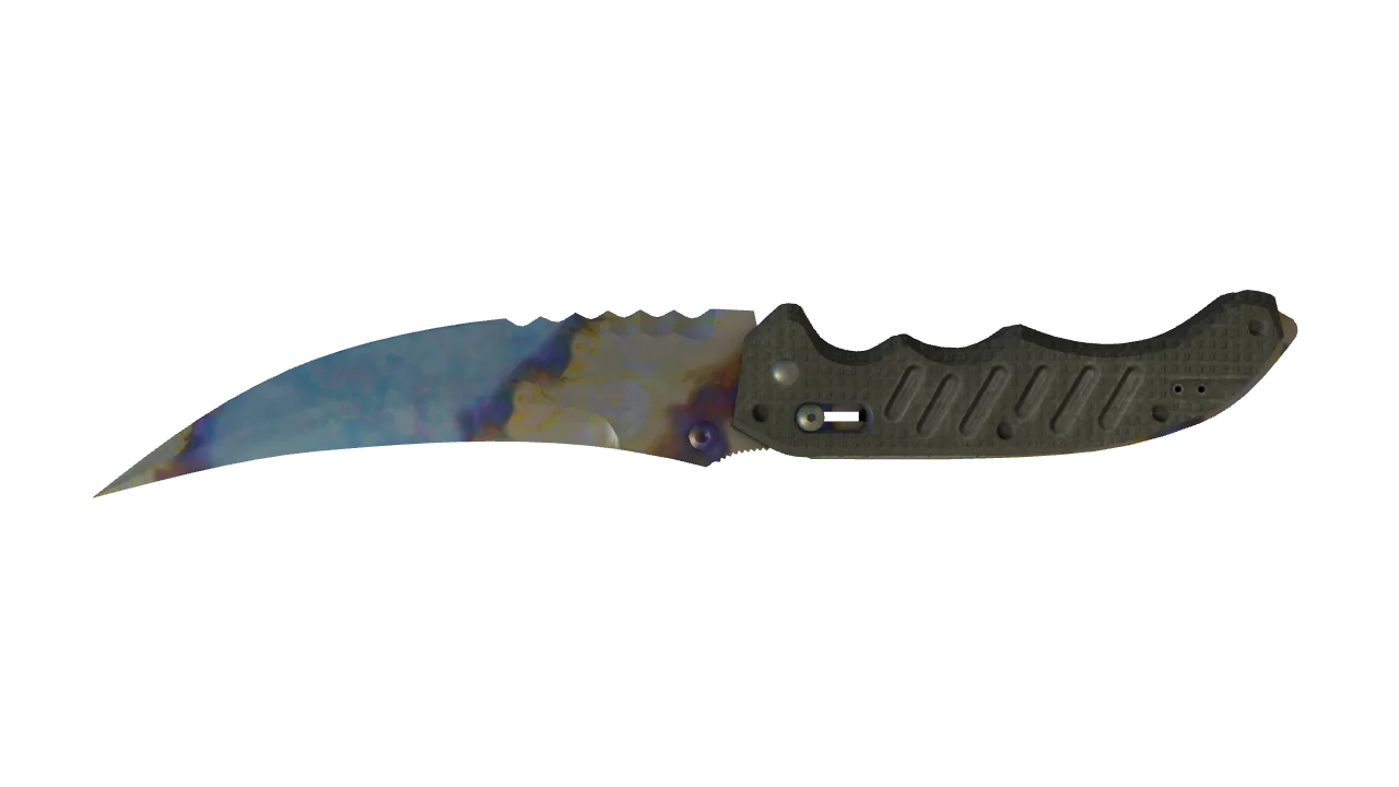 Flip Knife | Case Hardened seed #775, back