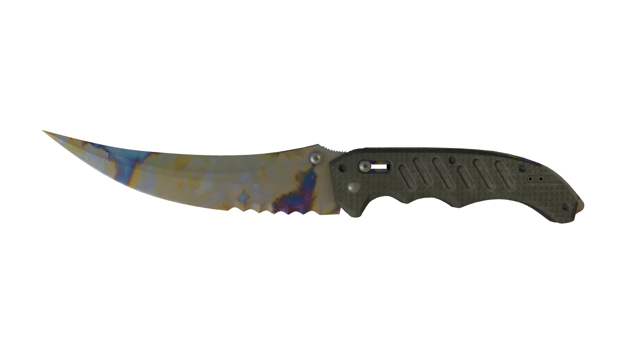 Flip Knife | Case Hardened seed #775, front