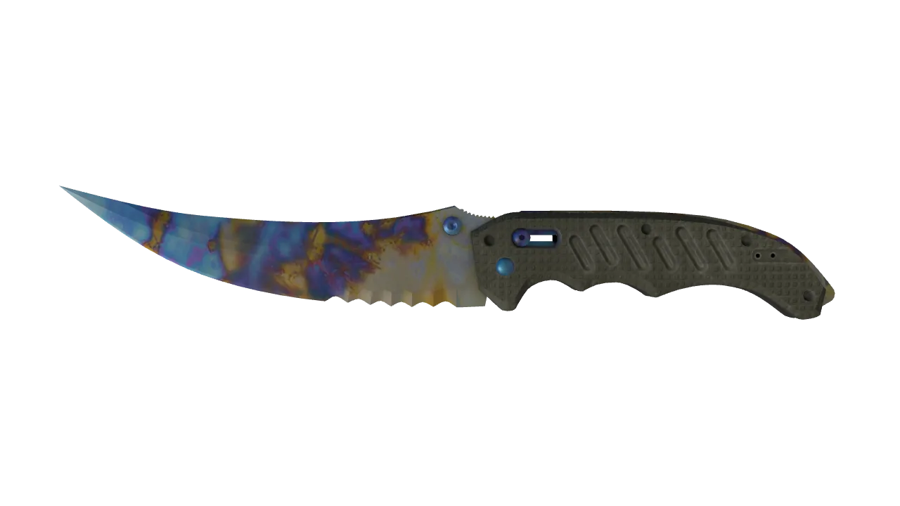 Flip Knife | Case Hardened seed #782, front
