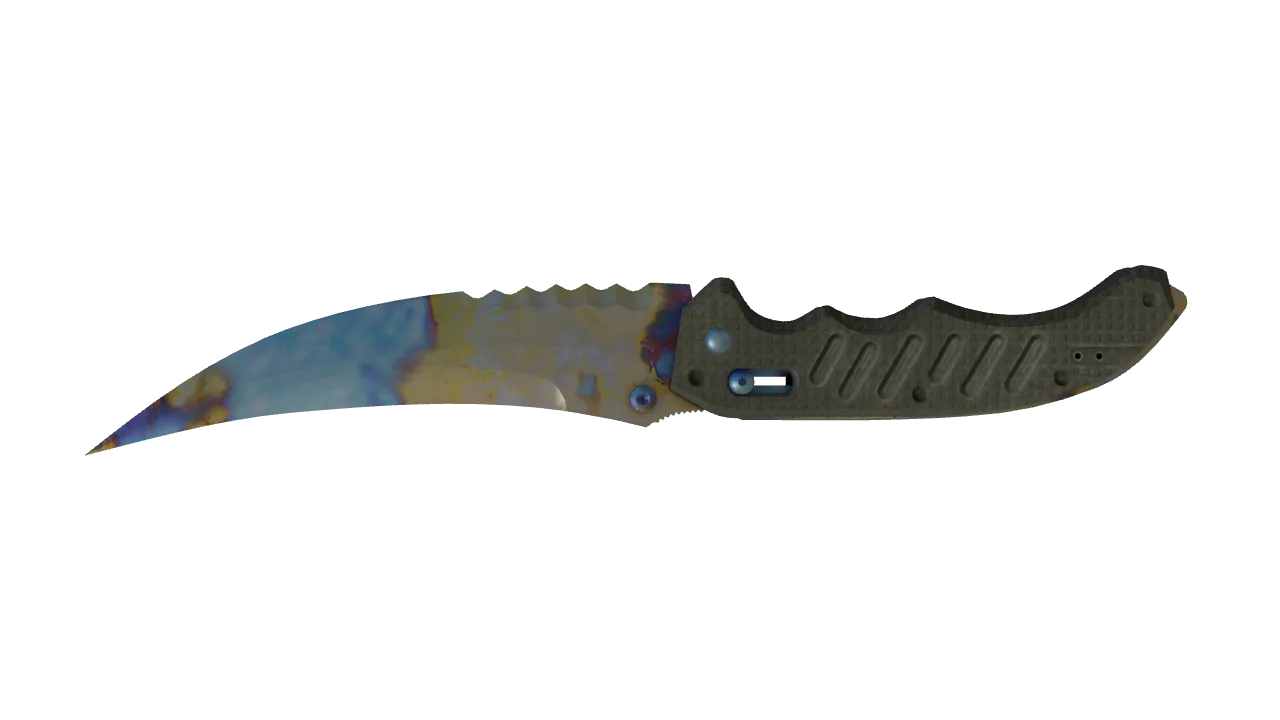 Flip Knife | Case Hardened seed #788, back