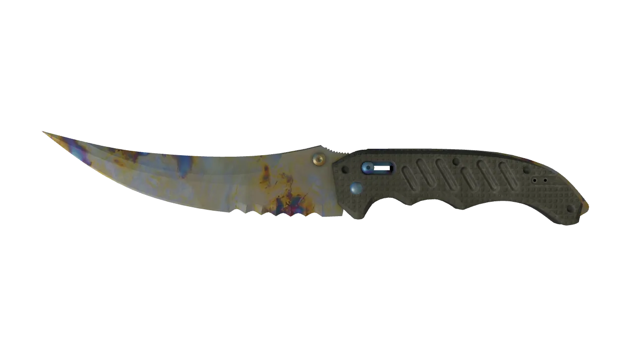 Flip Knife | Case Hardened seed #788, front