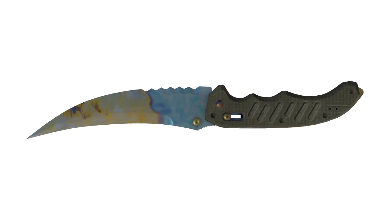 Flip Knife | Case Hardened seed #790, back