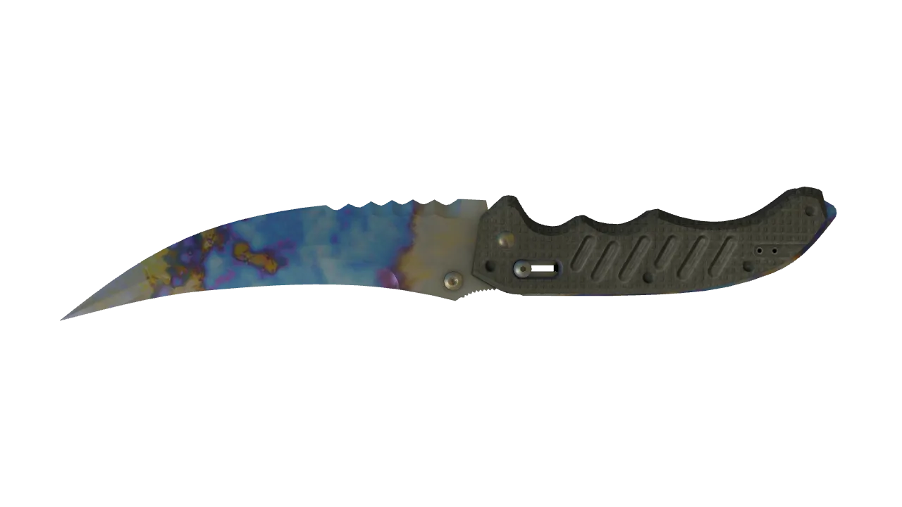 Flip Knife | Case Hardened seed #795, back