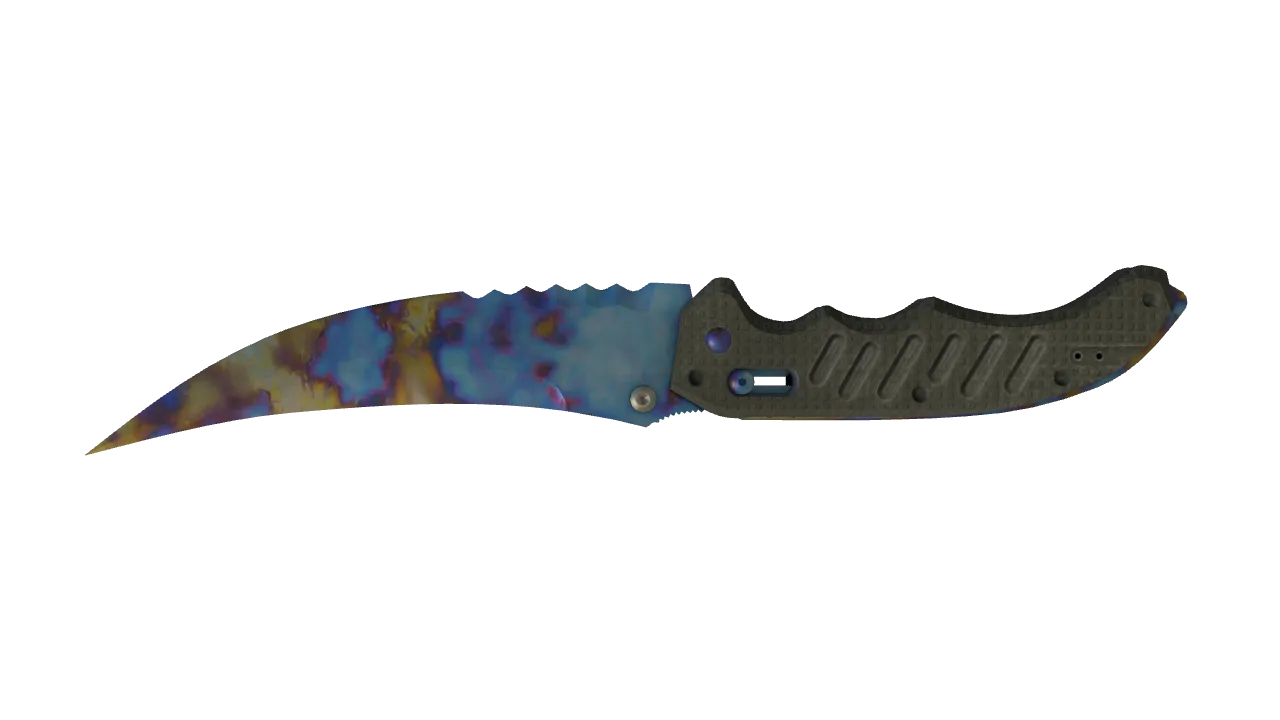 Flip Knife | Case Hardened seed #806, back