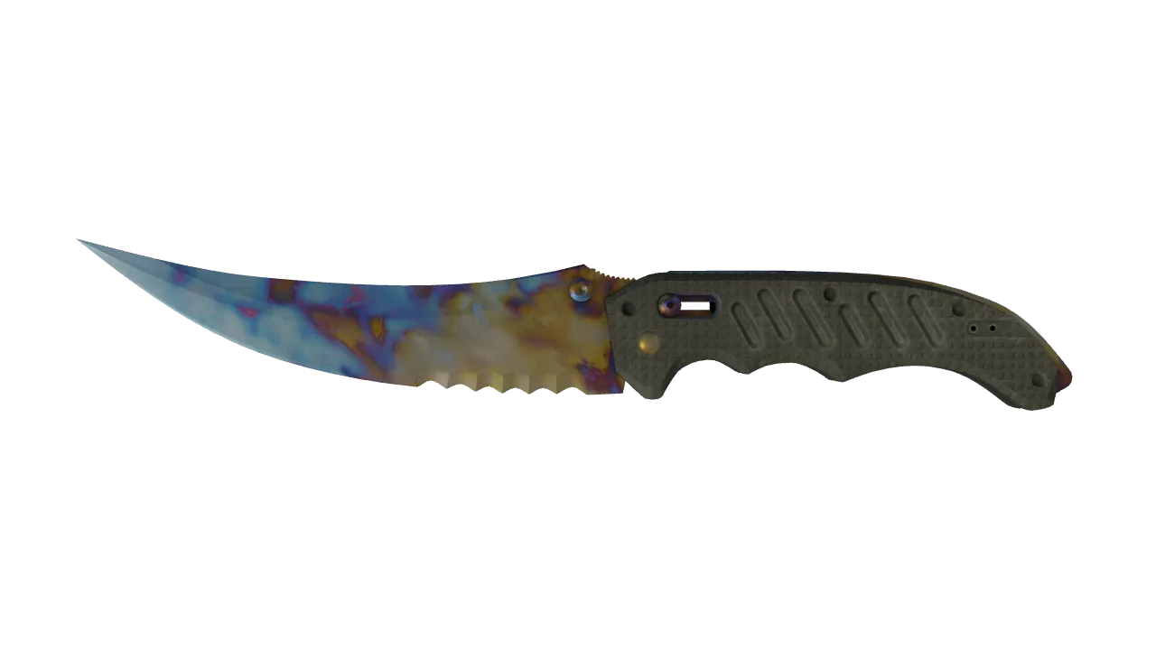 Flip Knife | Case Hardened seed #809, front