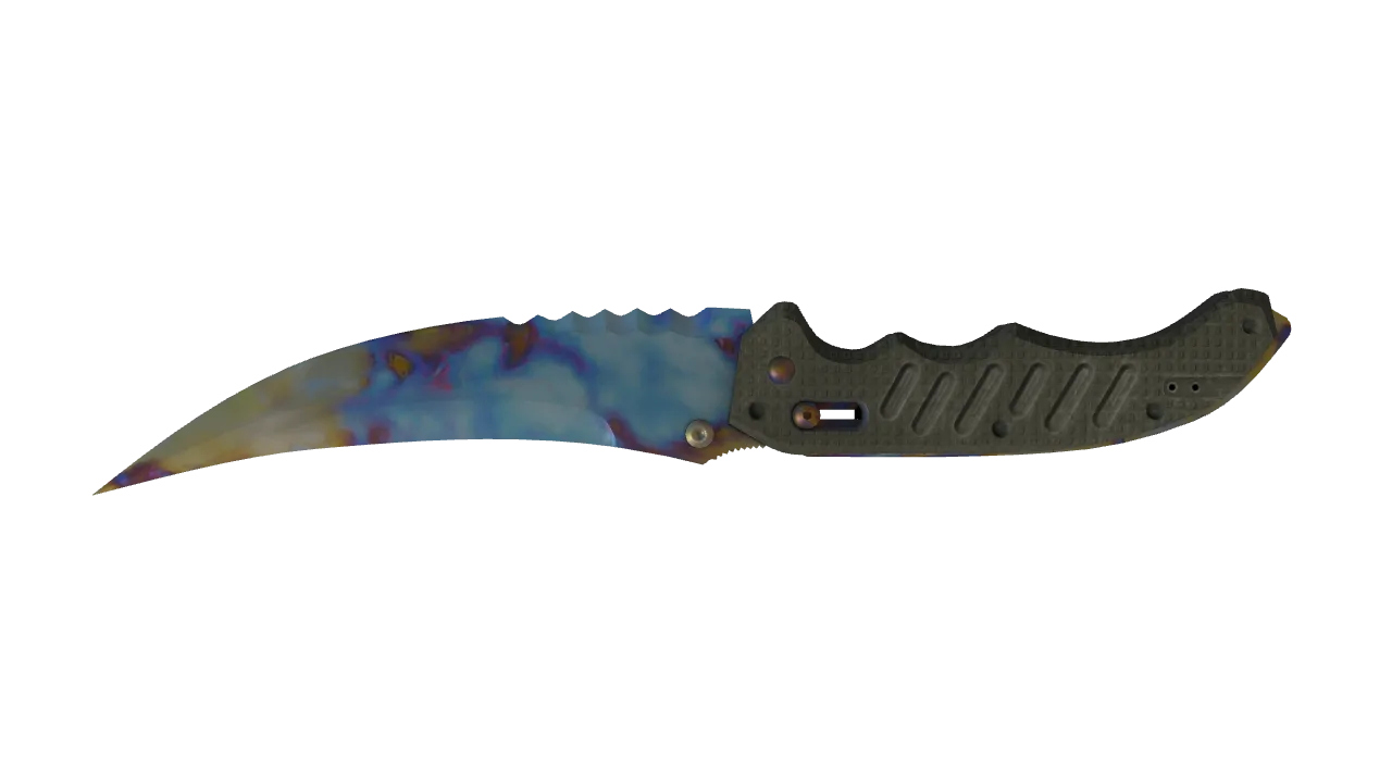 Flip Knife | Case Hardened seed #81, back