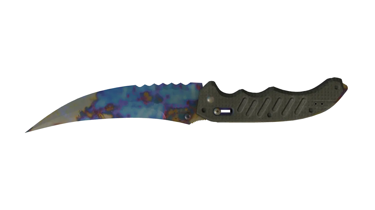 Flip Knife | Case Hardened seed #814, back