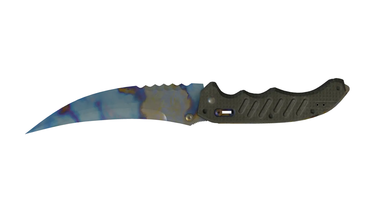 Flip Knife | Case Hardened seed #82, back
