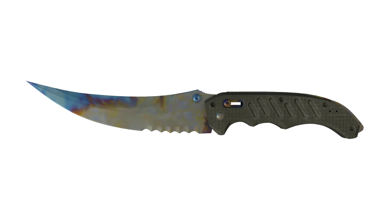 Flip Knife | Case Hardened seed #82, front