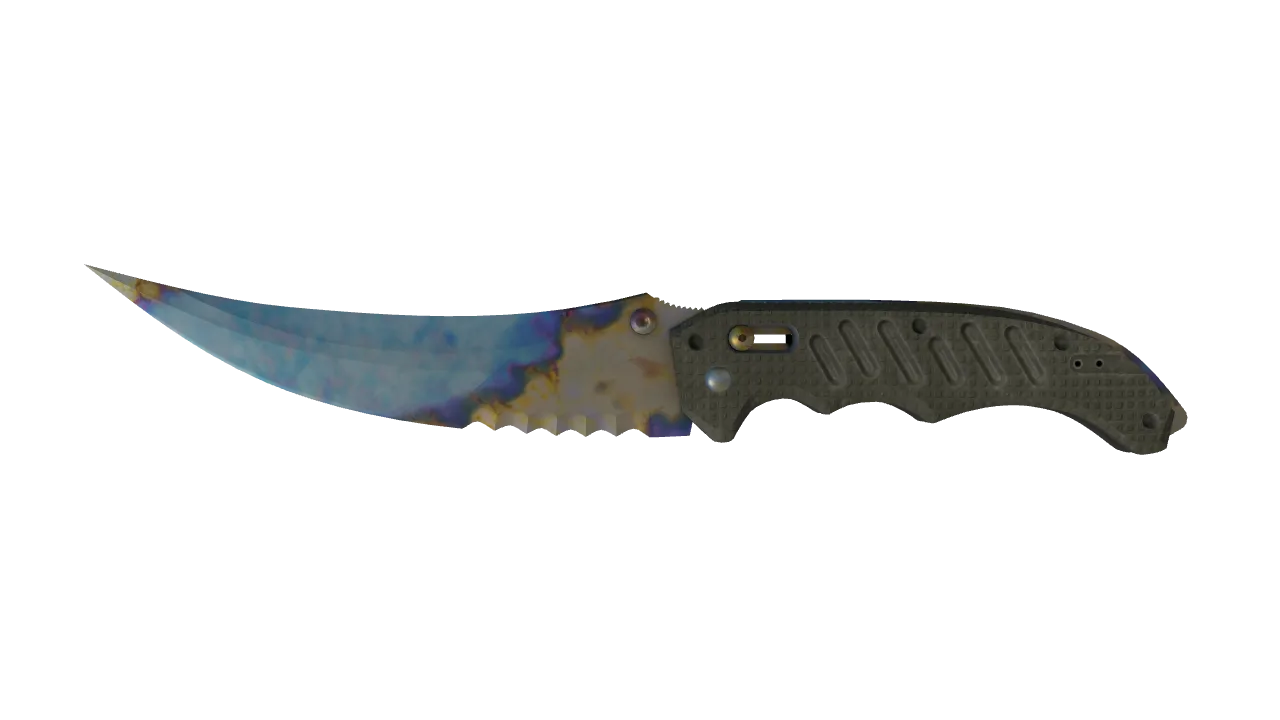 Flip Knife | Case Hardened seed #823, front