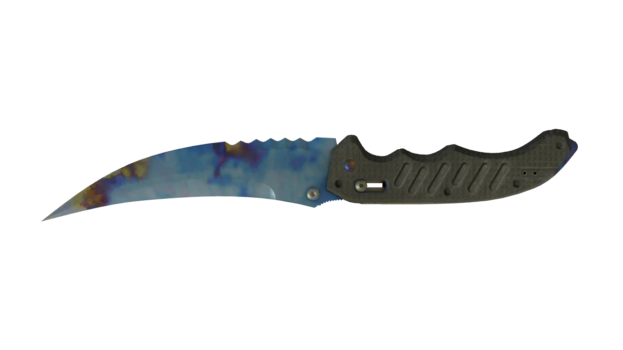 Flip Knife | Case Hardened seed #828, back