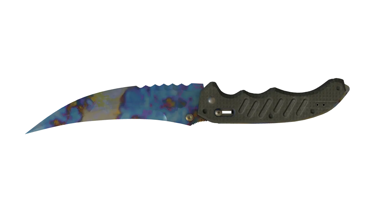 Flip Knife | Case Hardened seed #847, back
