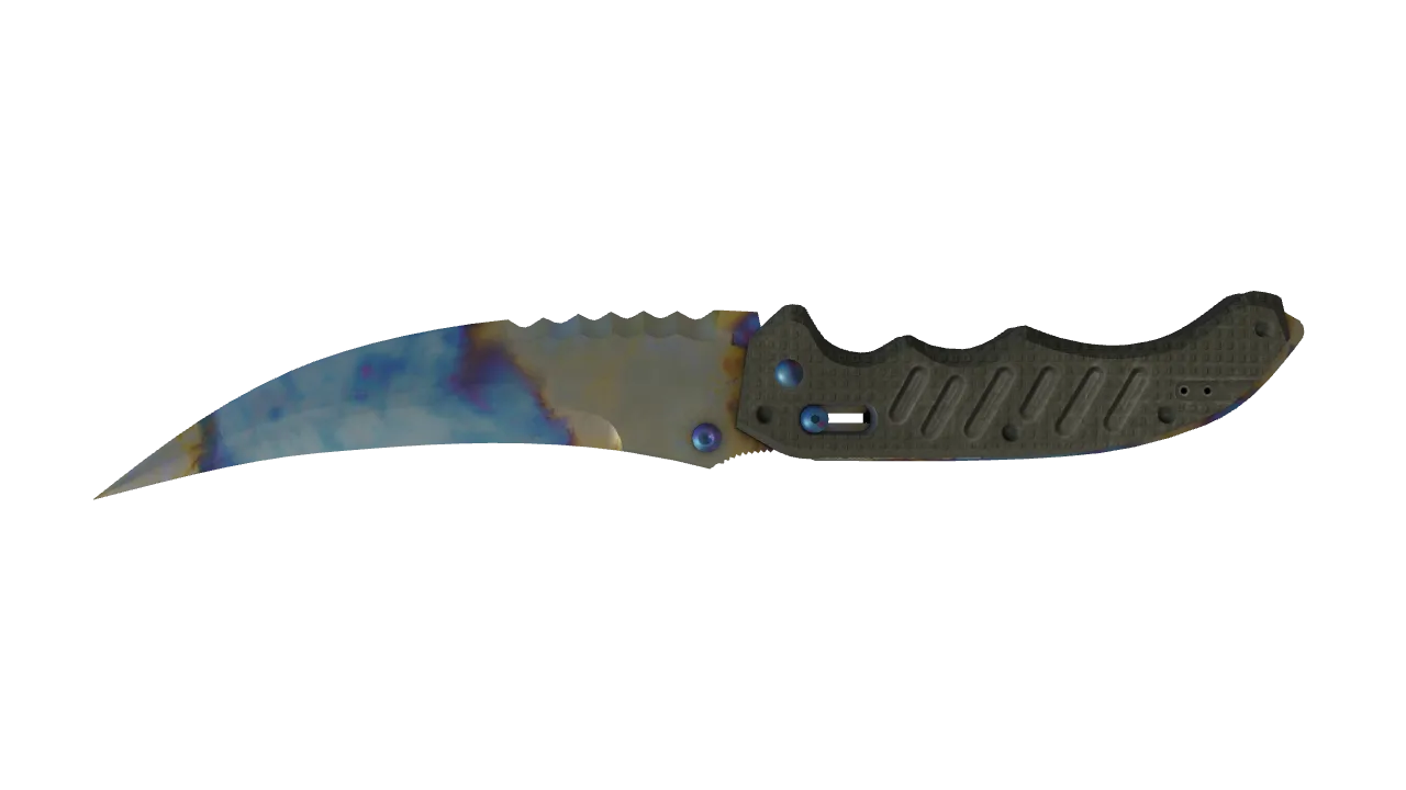 Flip Knife | Case Hardened seed #849, back