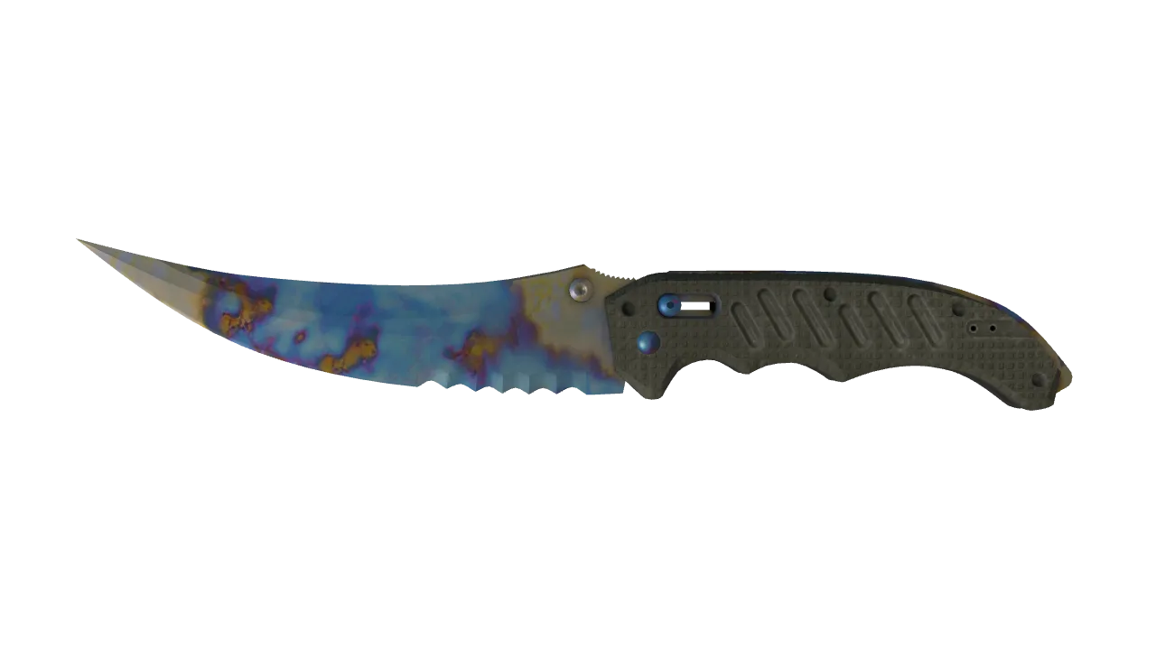Flip Knife | Case Hardened seed #849, front