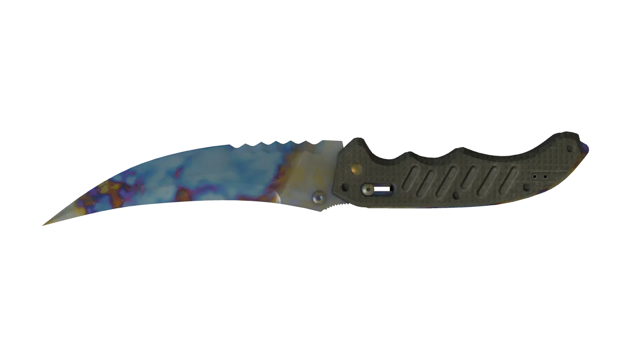 Flip Knife | Case Hardened seed #862, back