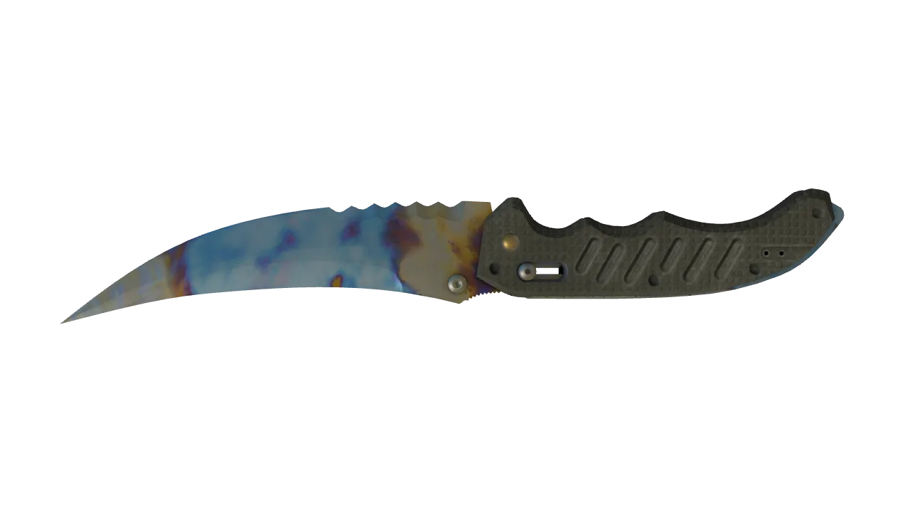 Flip Knife | Case Hardened seed #878, back