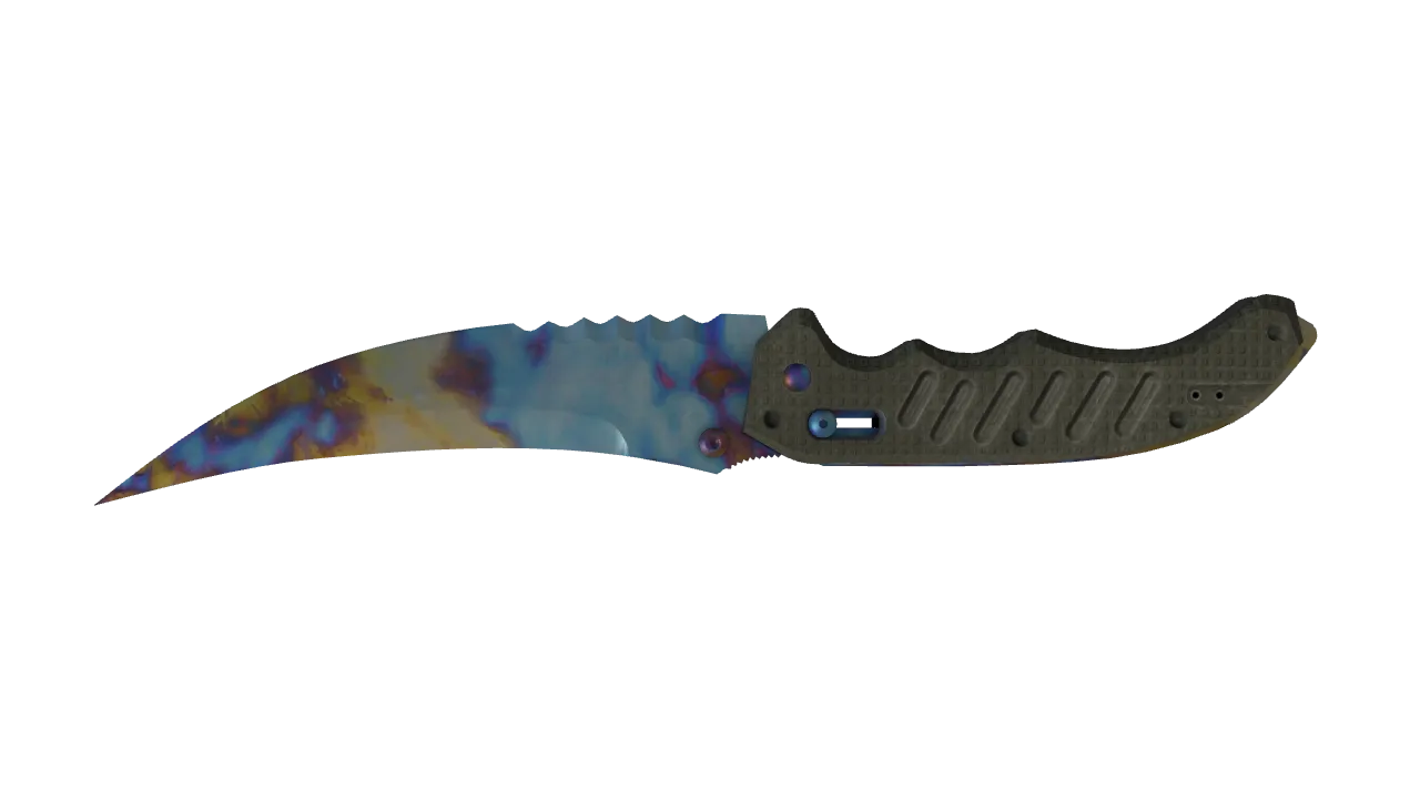 Flip Knife | Case Hardened seed #894, back
