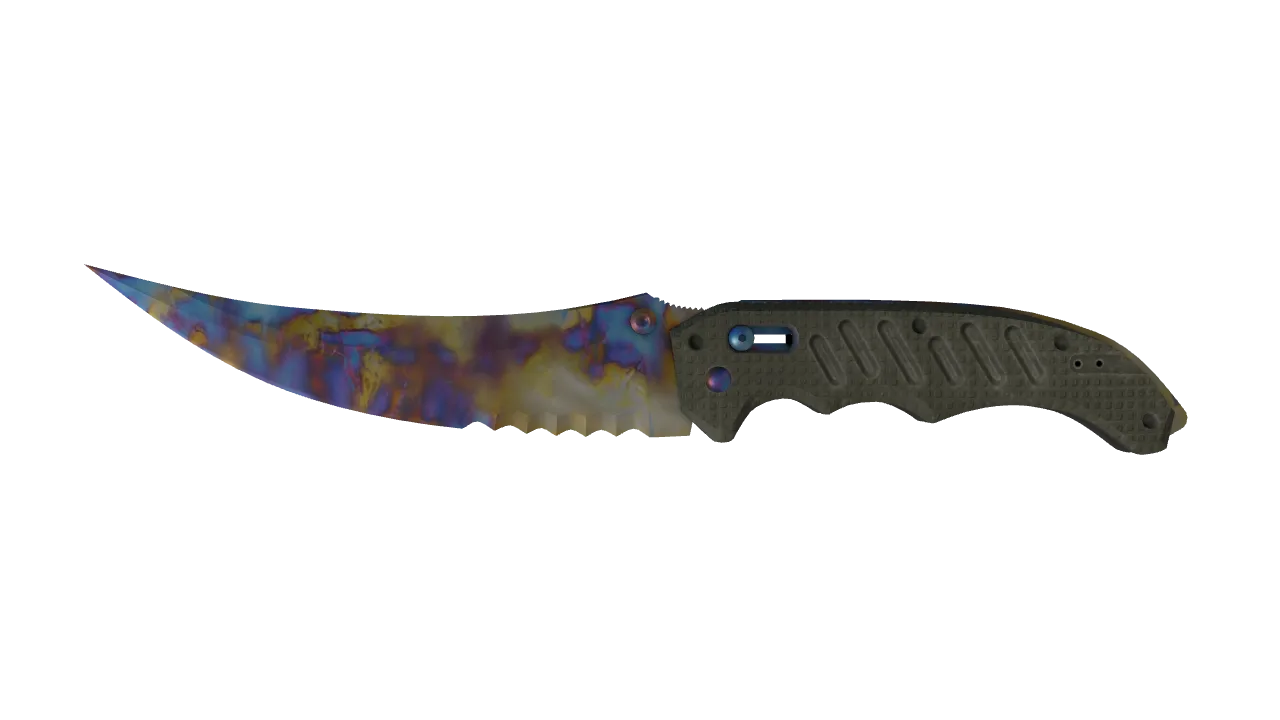 Flip Knife | Case Hardened seed #894, front