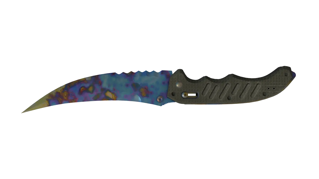 Flip Knife | Case Hardened seed #9, back