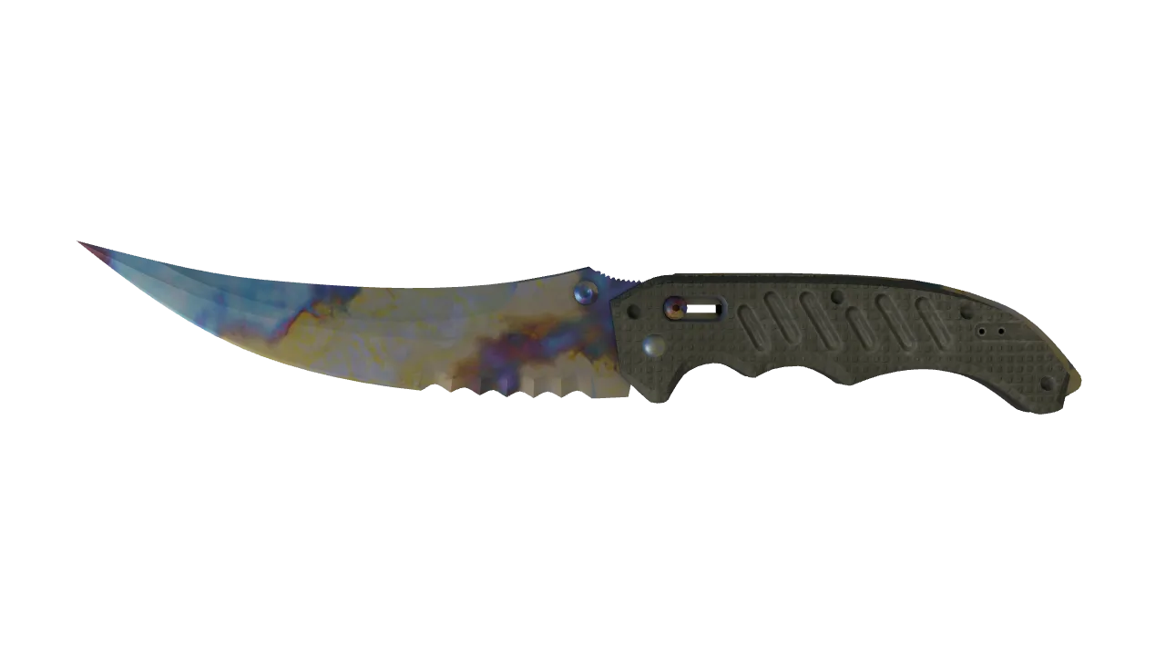 Flip Knife | Case Hardened seed #905, front