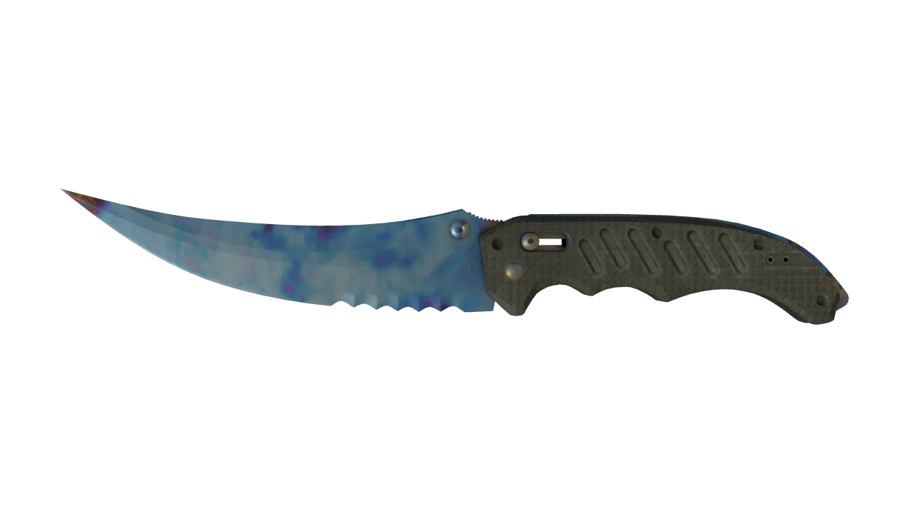 Flip Knife | Case Hardened seed #916, front