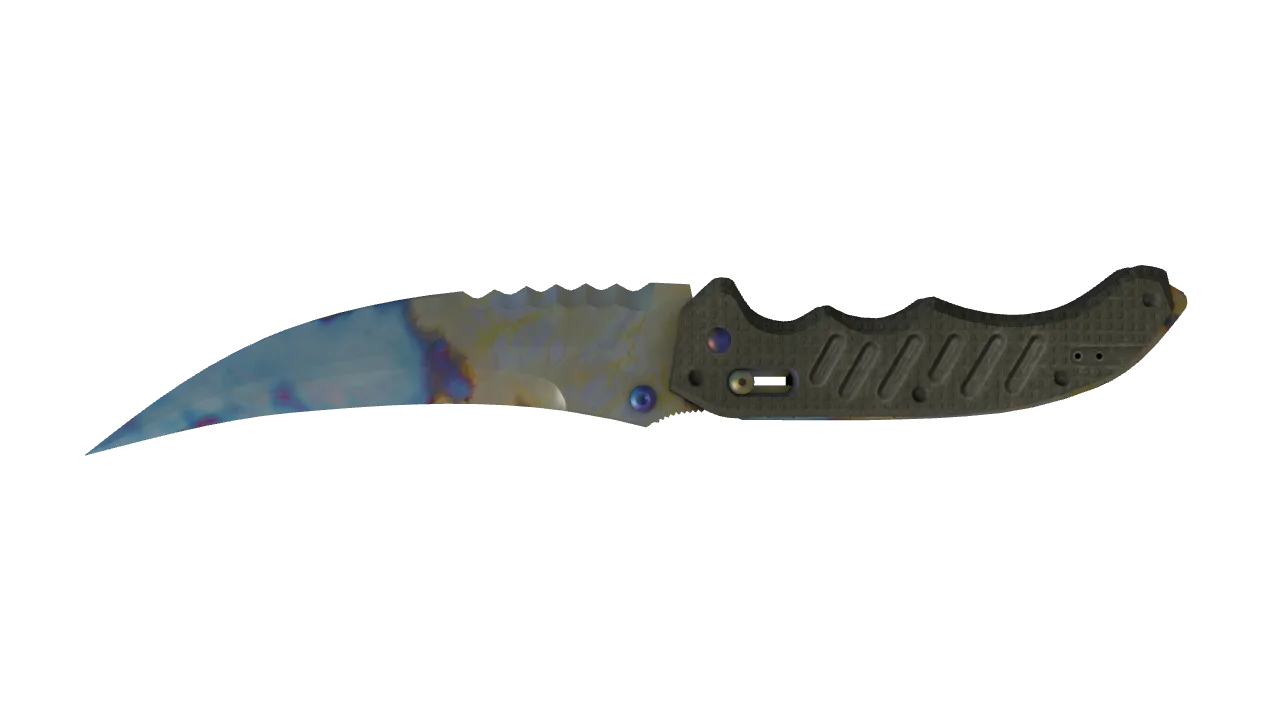 Flip Knife | Case Hardened seed #92, back