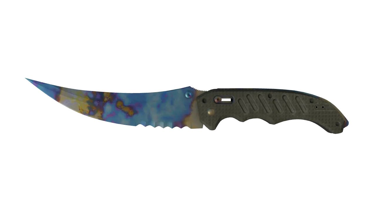 Flip Knife | Case Hardened seed #922, front