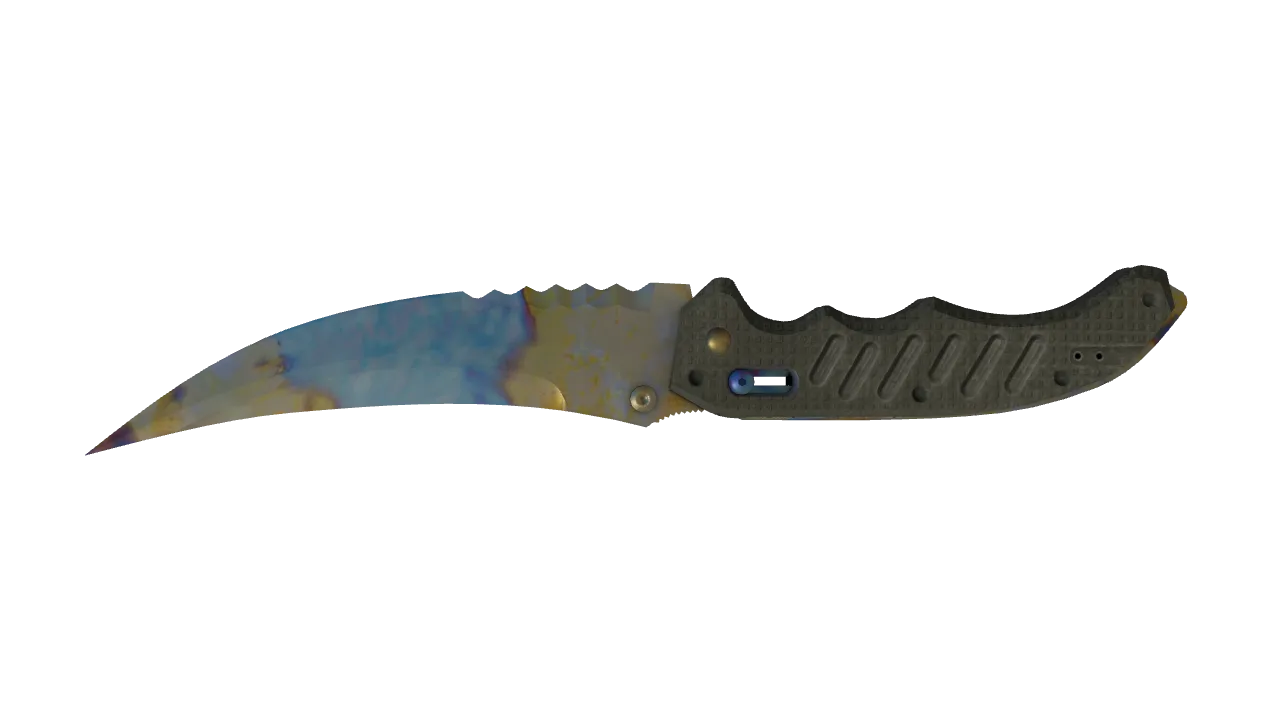 Flip Knife | Case Hardened seed #927, back