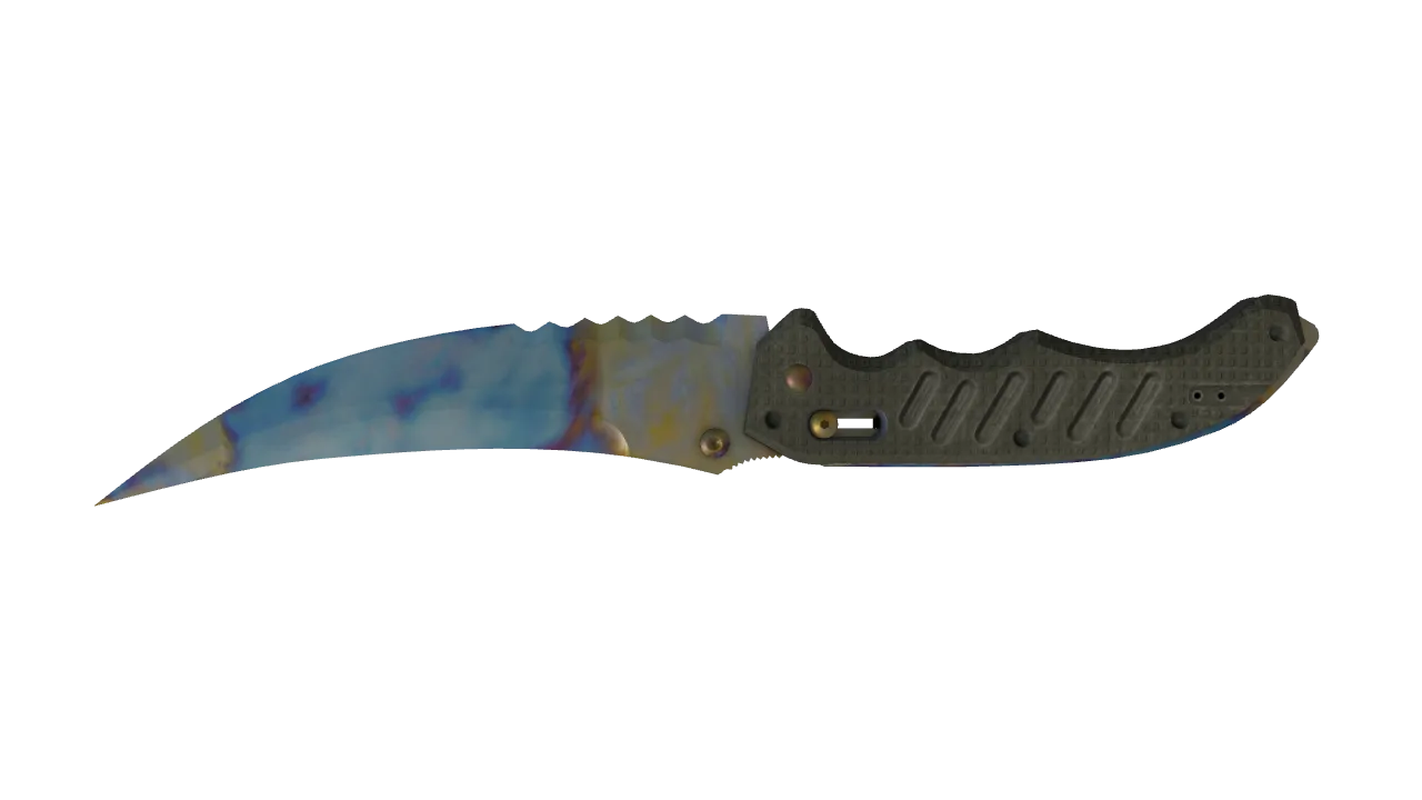 Flip Knife | Case Hardened seed #935, back