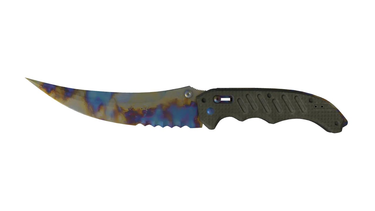 Flip Knife | Case Hardened seed #948, front
