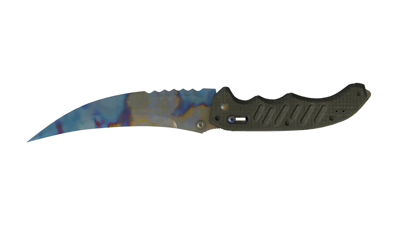 Flip Knife | Case Hardened seed #950, back