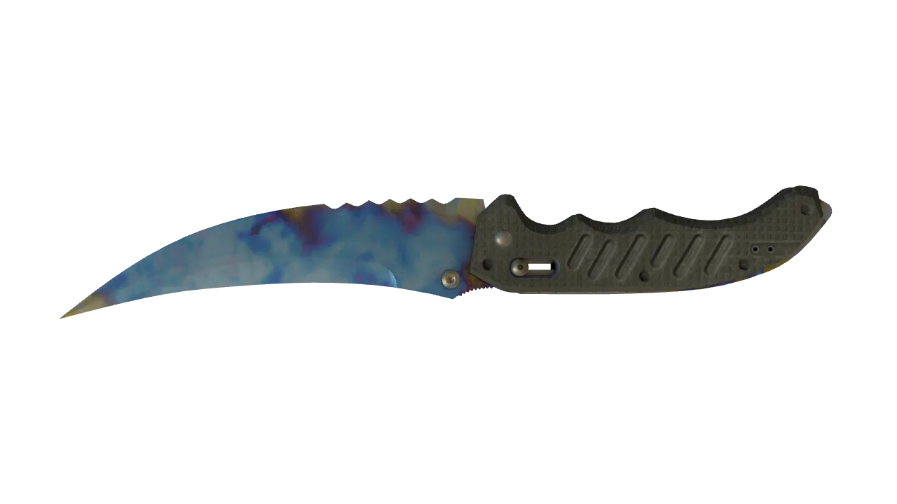 Flip Knife | Case Hardened seed #955, back