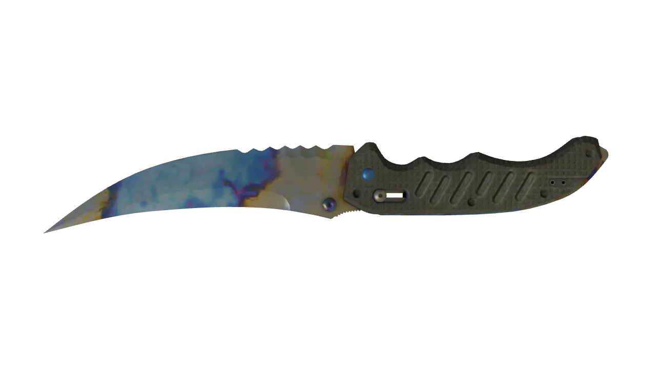 Flip Knife | Case Hardened seed #961, back