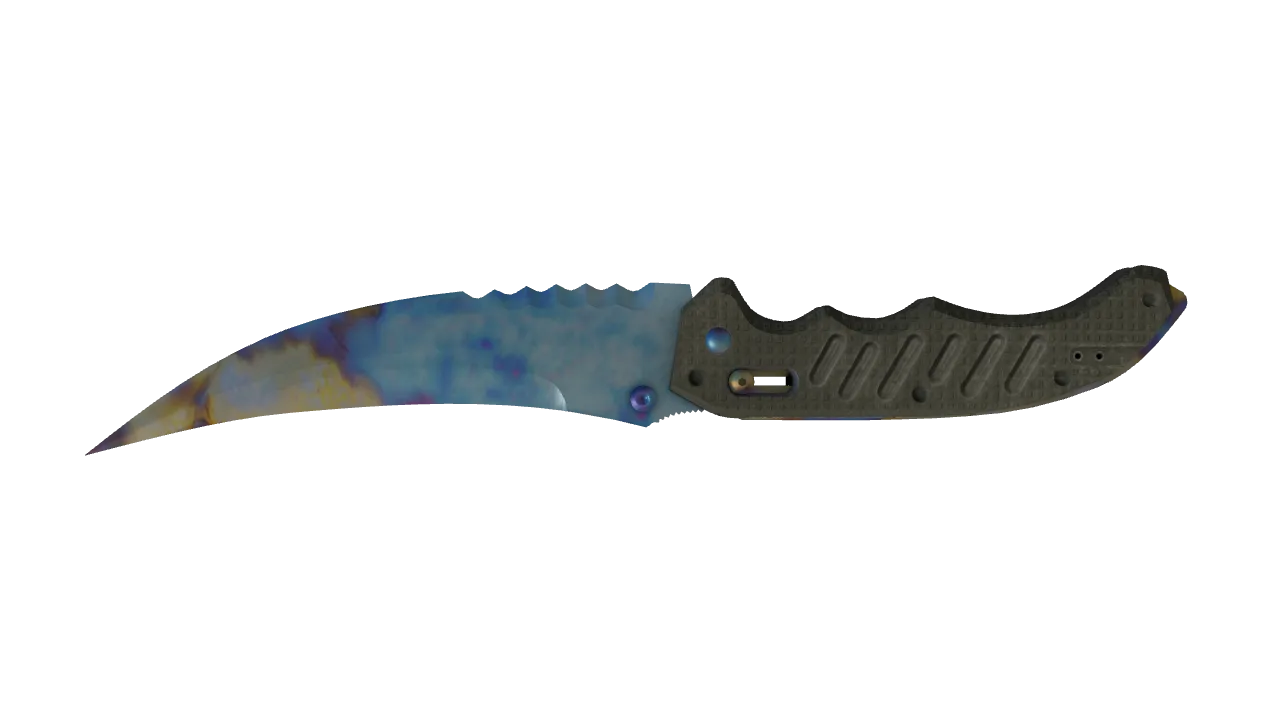 Flip Knife | Case Hardened seed #969, back