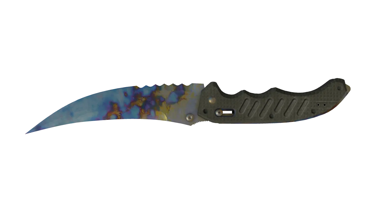 Flip Knife | Case Hardened seed #978, back
