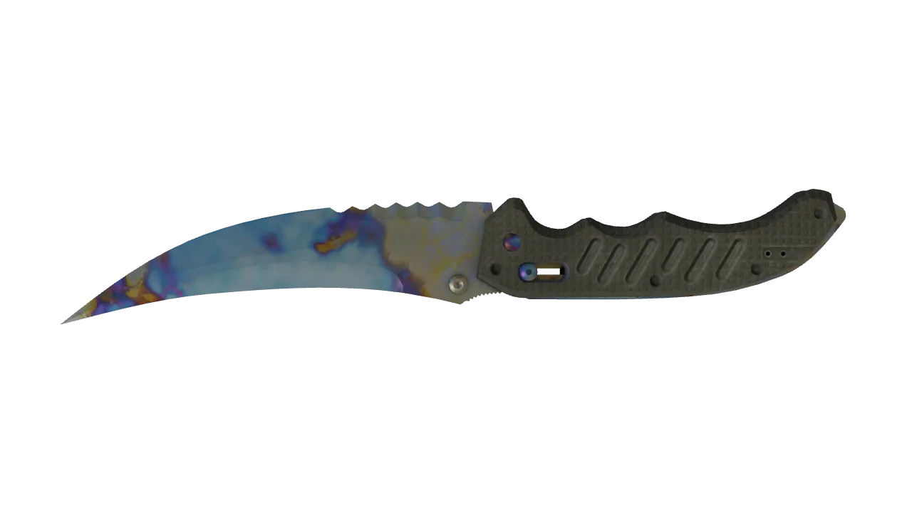 Flip Knife | Case Hardened seed #985, back